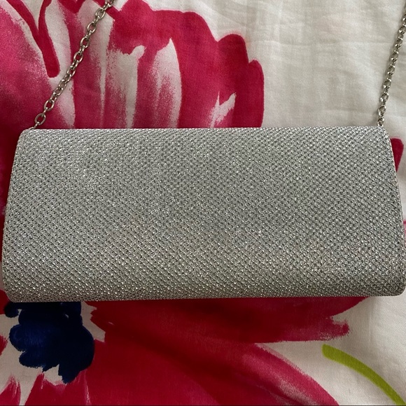 SILVER SMALL CLUTCH - Picture 2 of 7